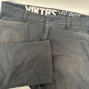 Viktos Mens‎ LEO Duty Pants 38x32 (Fits 40x31) Black Tactical Ripstop Work Cargo